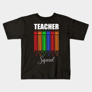 Teacher squad a gift for the teacher Kids T-Shirt